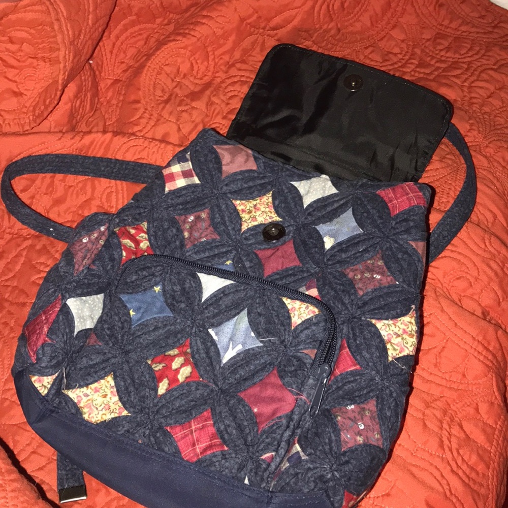 Beautiful Quilted Small Backpack